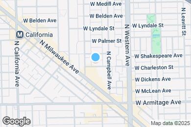 Map image of the property - 2528 W Charleston St