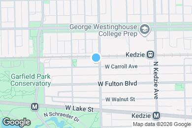 Map image of the property - 3408 W Carroll Ave
