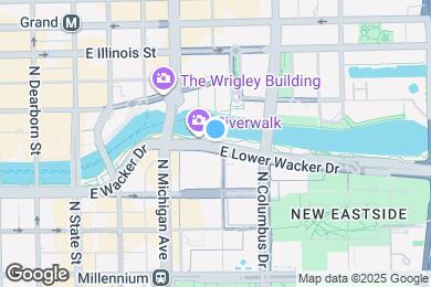 Map image of the property - 196 E Wacker Dr