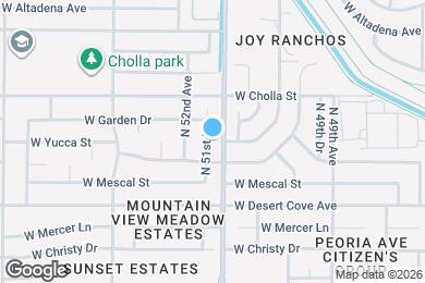 Map image of the property - 11219 N 51st Dr
