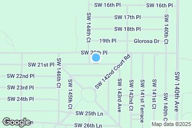 Map image of the property - 14443 SW 21st Pl