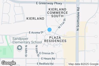 Map image of the property - 7009 E Acoma Dr