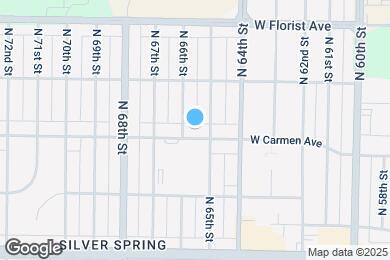 Map image of the property - 6520-6522 W Carmen Ave.