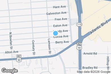 Map image of the property - 8940 Cocoa Ave