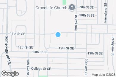 Map image of the property - 1619 11th St SE