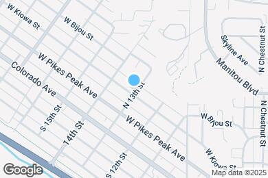 Map image of the property - 1304 W Kiowa St