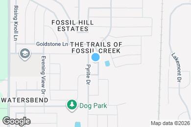 Map image of the property - 10317 Fossil Valley Dr