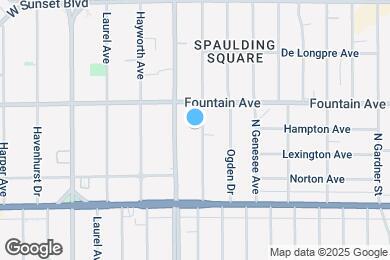 Map image of the property - 1221 N Orange Grove Ave
