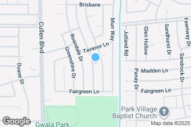 Map image of the property - 11727 Mosscrest Dr