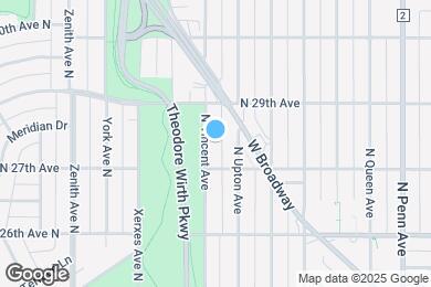 Map image of the property - 2722 N Vincent Ave