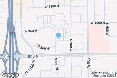 Map image of the property - 962 W 880 N
