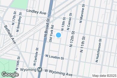 Map image of the property - 1302 W Albanus St