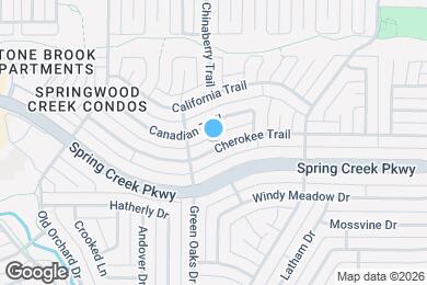 Map image of the property - 1527 Cherokee Trail