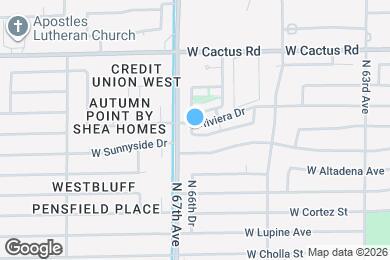 Map image of the property - 6630 W Poinsettia Dr