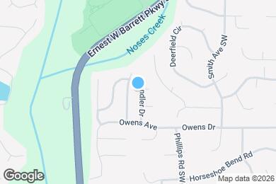 Map image of the property - 2684 Candler Dr