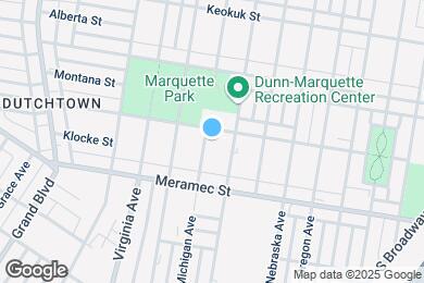 Map image of the property - 4110 Michigan Ave
