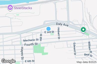 Map image of the property - 1137 E 3rd St