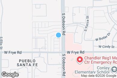 Map image of the property - 2125 W Chicago St