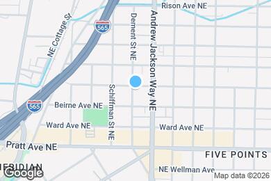 Map image of the property - 600 McCullough Ave NE