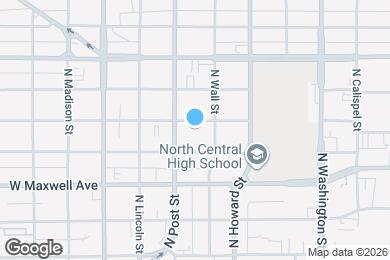 Map image of the property - 719 W Augusta Ave