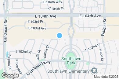 Map image of the property - 10296 Sedalia St