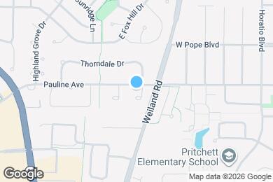 Map image of the property - 448 Thorndale Ct