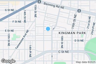 Map image of the property - 1621 E St NE