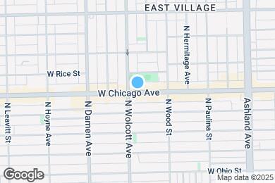 Map image of the property - 1840 W Chicago Ave