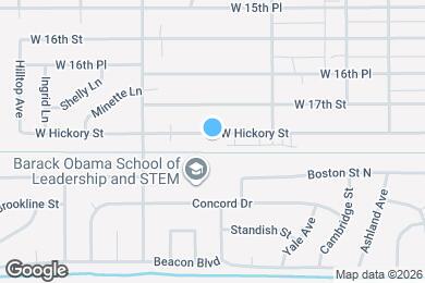 Map image of the property - 444 W Hickory St