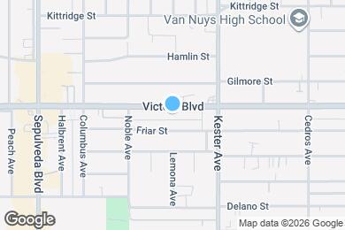 Map image of the property - 14990 Victory Blvd