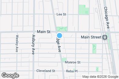 Map image of the property - 835 Ridge Ave