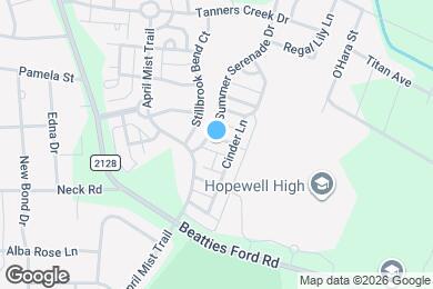 Map image of the property - 7418 Alluvial Dr