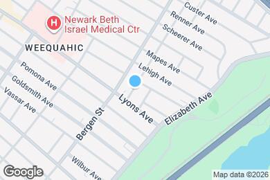 Map image of the property - 1056 Hunterdon St