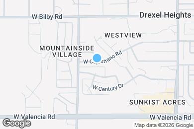 Map image of the property - 3215 W Capistrano Rd
