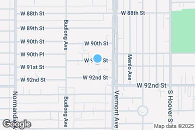 Map image of the property - 1040 W 91ST ST