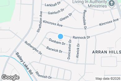 Map image of the property - 6408 Dunham Dr