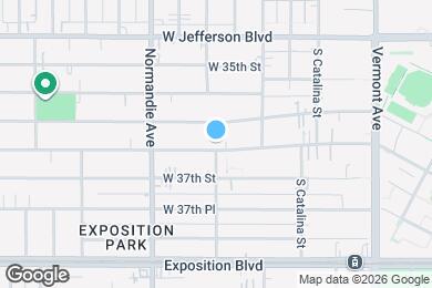 Map image of the property - 1309 W 36th Pl
