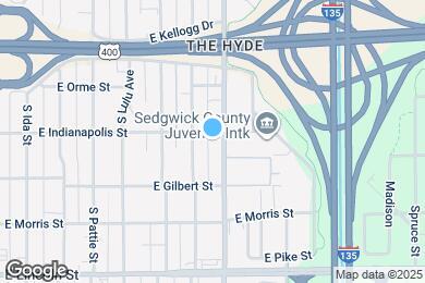 Map image of the property - 709 S Hydraulic Ave