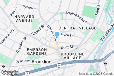 Map image of the property - 31 Harvard St