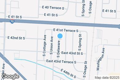 Map image of the property - 4201 S Delaware Ave