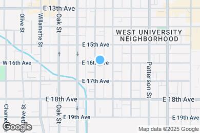 Map image of the property - 322 E 16th Ave
