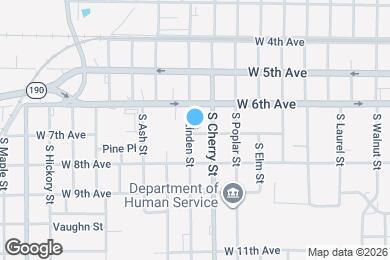 Map image of the property - 619 S Linden St