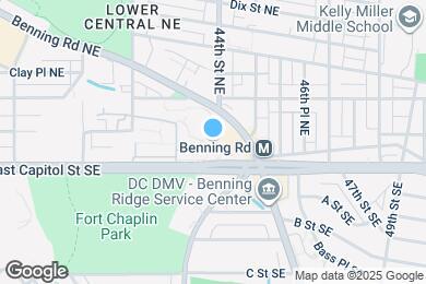 Map image of the property - 4274 East Capitol St NE