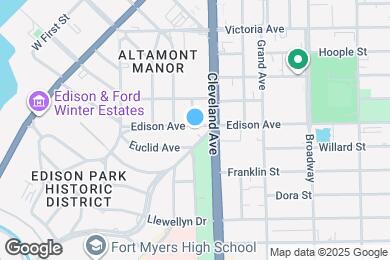 Map image of the property - 1934 Edison Ave