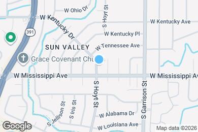 Map image of the property - 9547 W Kentucky Dr