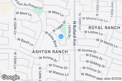 Map image of the property - 14703 N 148th Ave