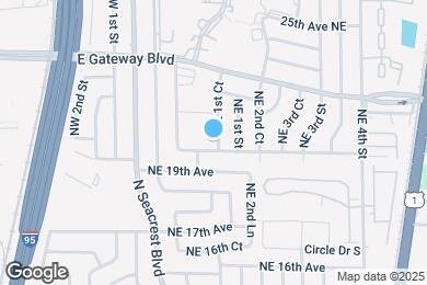 Map image of the property - 2101 NE 1st Ct