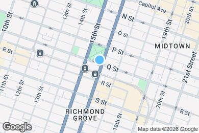 Map image of the property - 1706 16th St