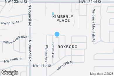 Map image of the property - 11613 Wallace Ave