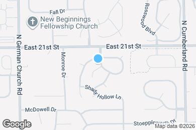 Map image of the property - 2022 Twin Leaf Ct